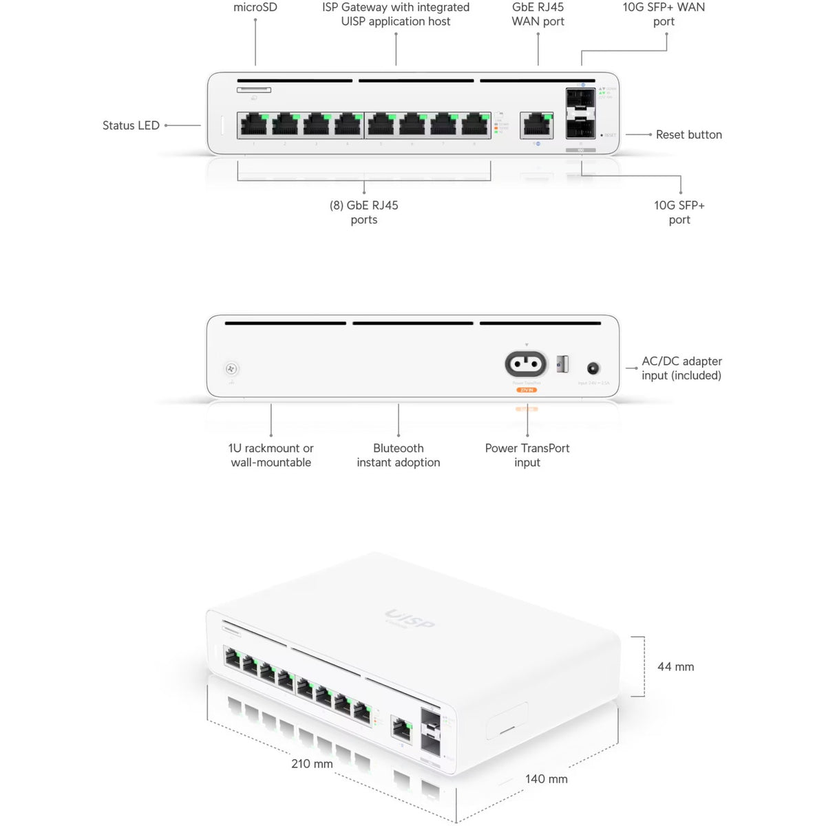 Ubiquiti UISP -Konsole