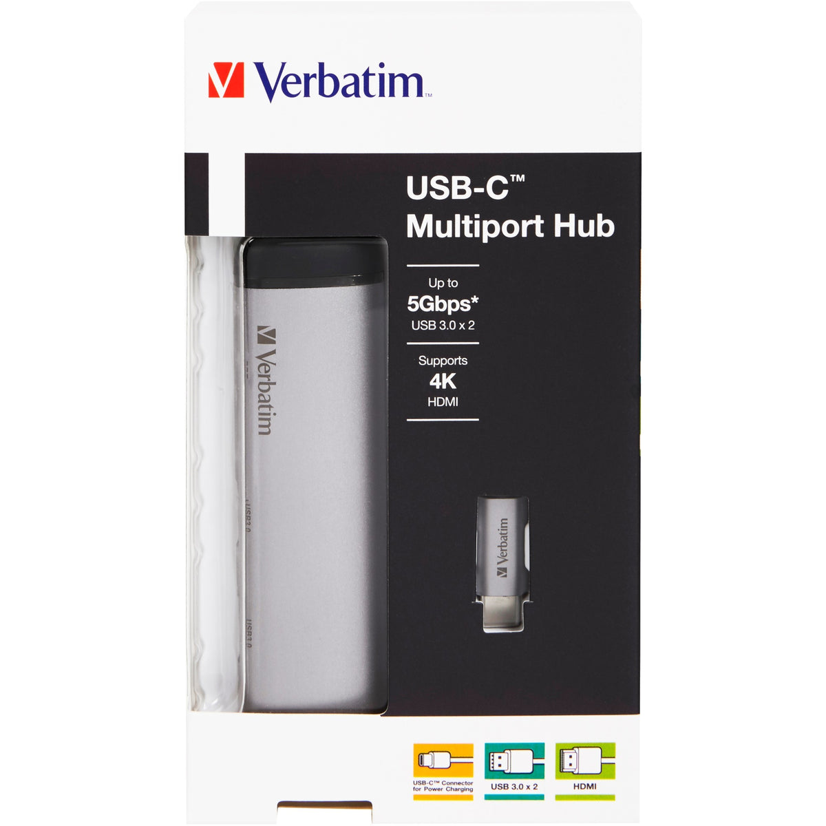 Wörtlich USB 3.2 Gen 1 Multiport Hub, USB-C> 2x USB-A + Us