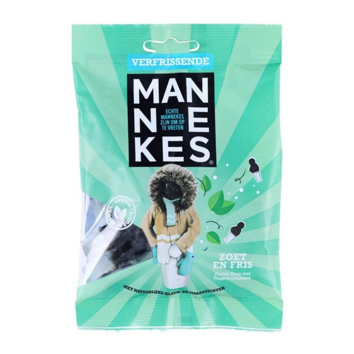 Echtes Mannekes erfrischendes Mannekes Beutel (25x 100 gr)
