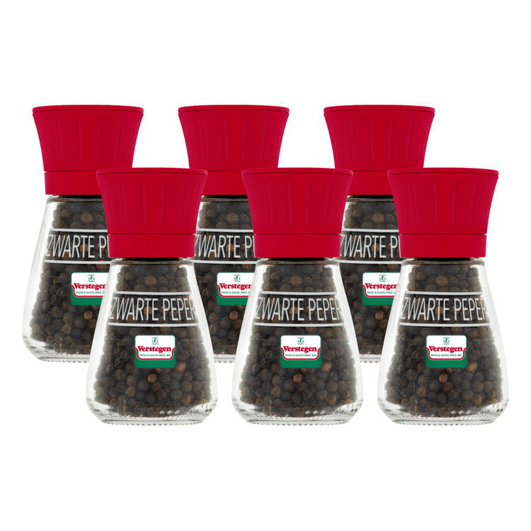 Verstegen schwarze Pfeffermühle (6x 40gr)