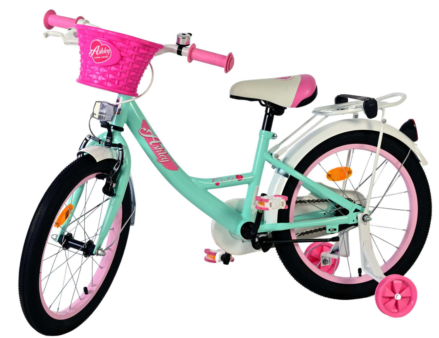 Volare Ashley Kinderfahrrad – Mädchen – 18 Zoll – Grün