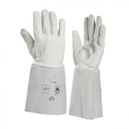 Schweißhandschuh WIG Soft Touch (lang) mt10 | 12 Stk