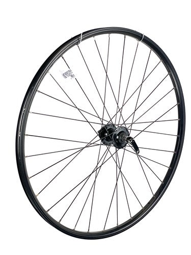 Vorderrad 28 Zoll 622 schwarze Scheibenbremse 6-Loch Rodi gebrochen