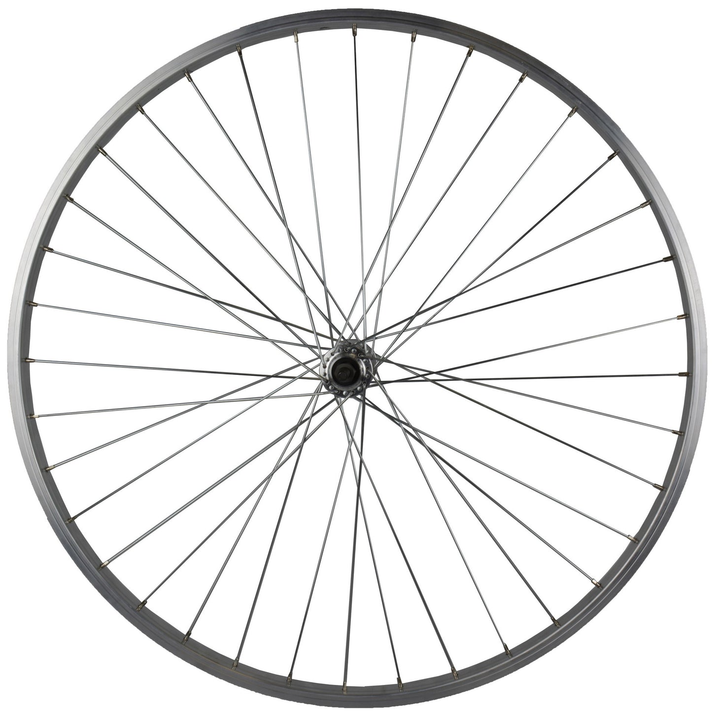 ROLAND Vorderrad P24 28 36 g feste Achse Alu Silber