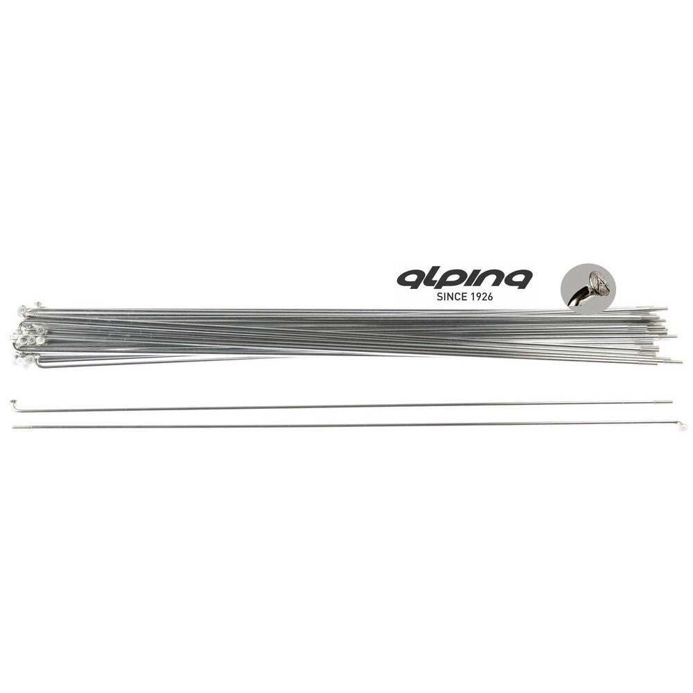 Alpina Speiche Zink 14-294 ohne Nippel Silber (144Stk)