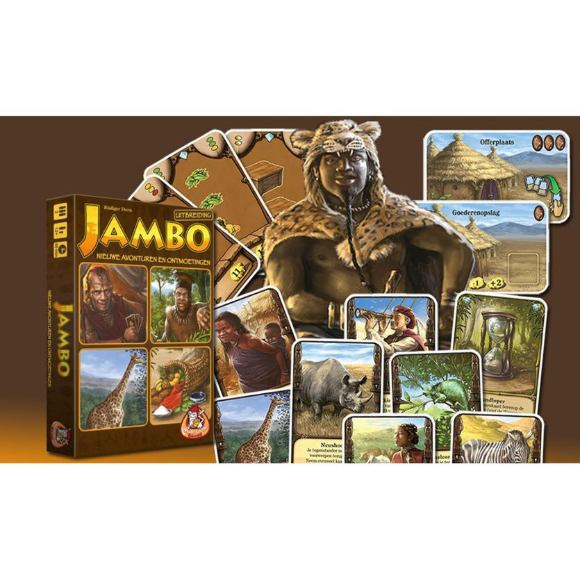 White Goblin Games Jambo: Neue Abenteuer und Begegnungen