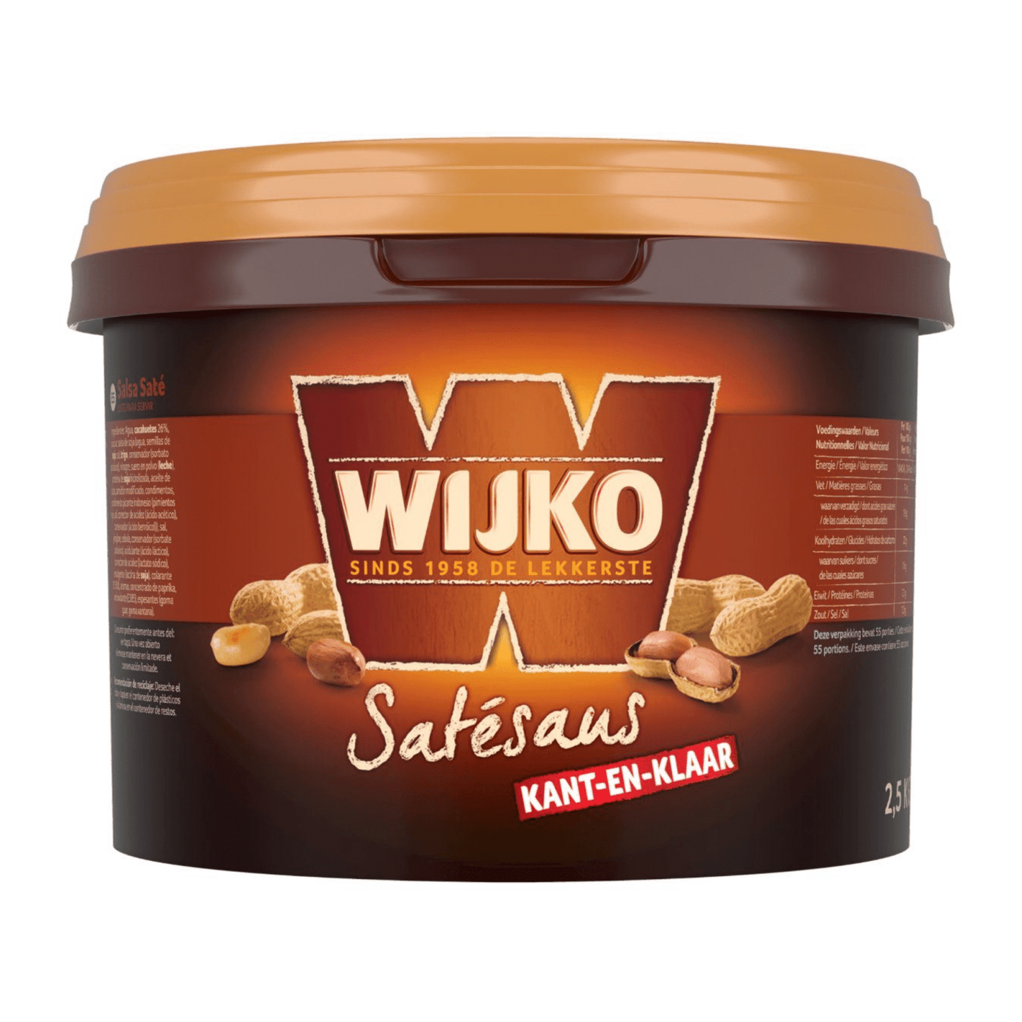 Wijko-Satay-Sauce gebrauchsfertig (2,5 kg)