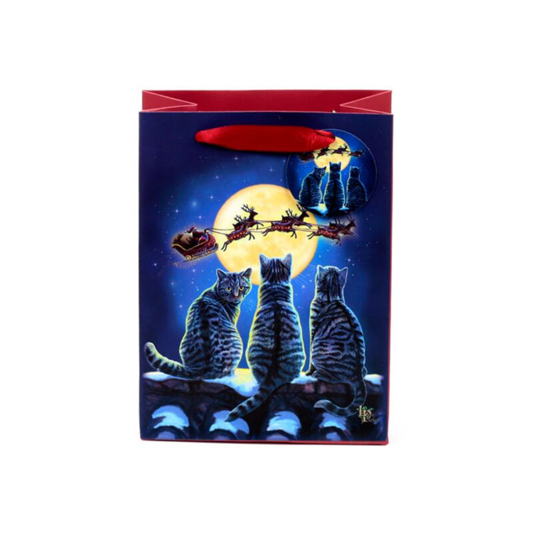 Lisa Parker Weihnachtskatzen - Geschenktüte Medium