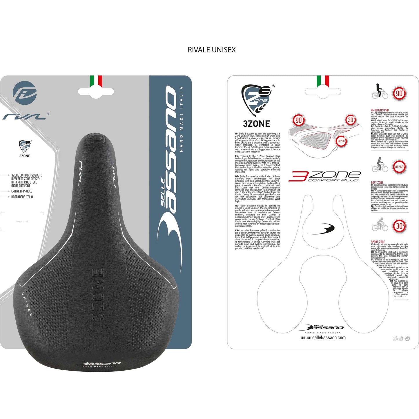 Sattel SB Volare Rivale 3zone Uni Black
