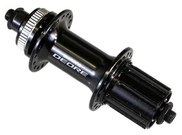 Shimano FH-M6000 Deore Cassettesaaf 8 9 10 Speed Centerlock 36G Schwarz