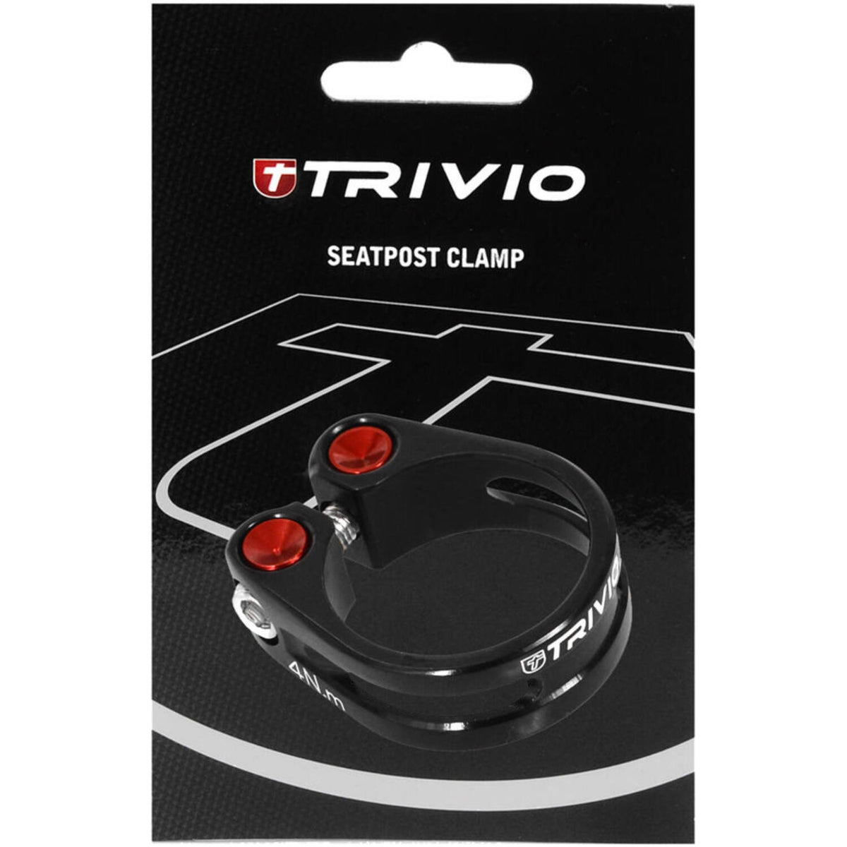 Trivio - Sattelstützenklemme CNC Aluminium schwarz 34,9mm