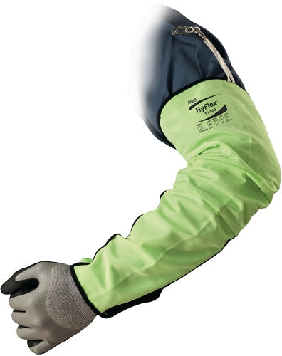 Ansell Armschutz | 475 mm signalgelb | Polyester-Nylon-Glasfaser | und 388 und 407 psa Kategorie III | 12 Stück - 11-200 11-200