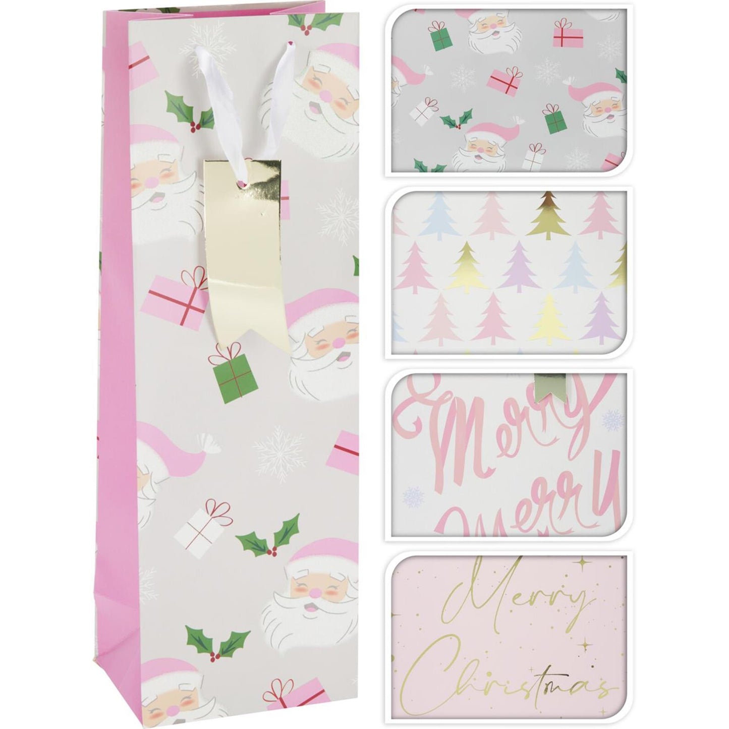 Home-Styling-Geschenktüte für Flaschenweihnachten