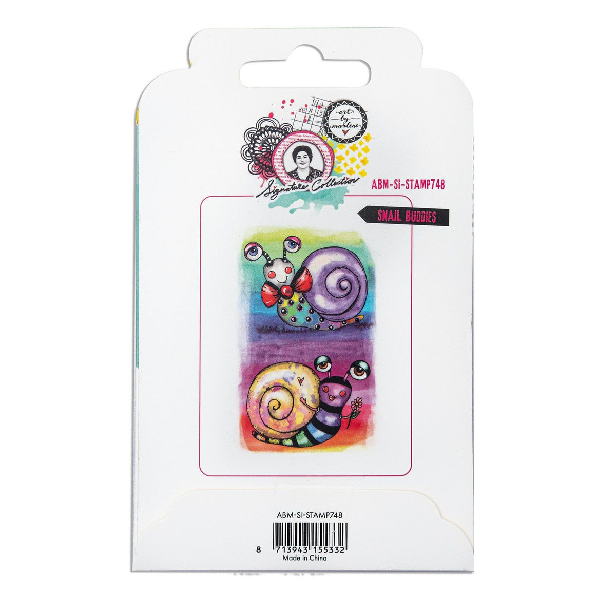 Studiolicht • Kunst von Marlene Cling Stamp Snail Buddies
