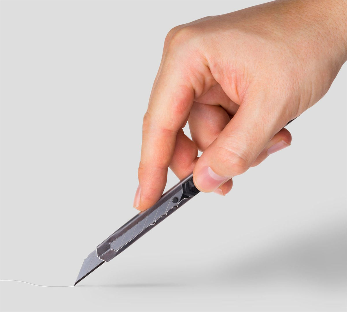 Luxshield-Cuttermesser aus Edelstahl