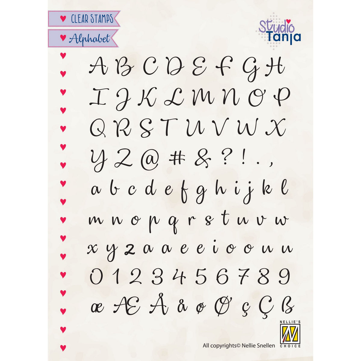 Nellies Wahl • Alphabet-Klarstempel Lena-2