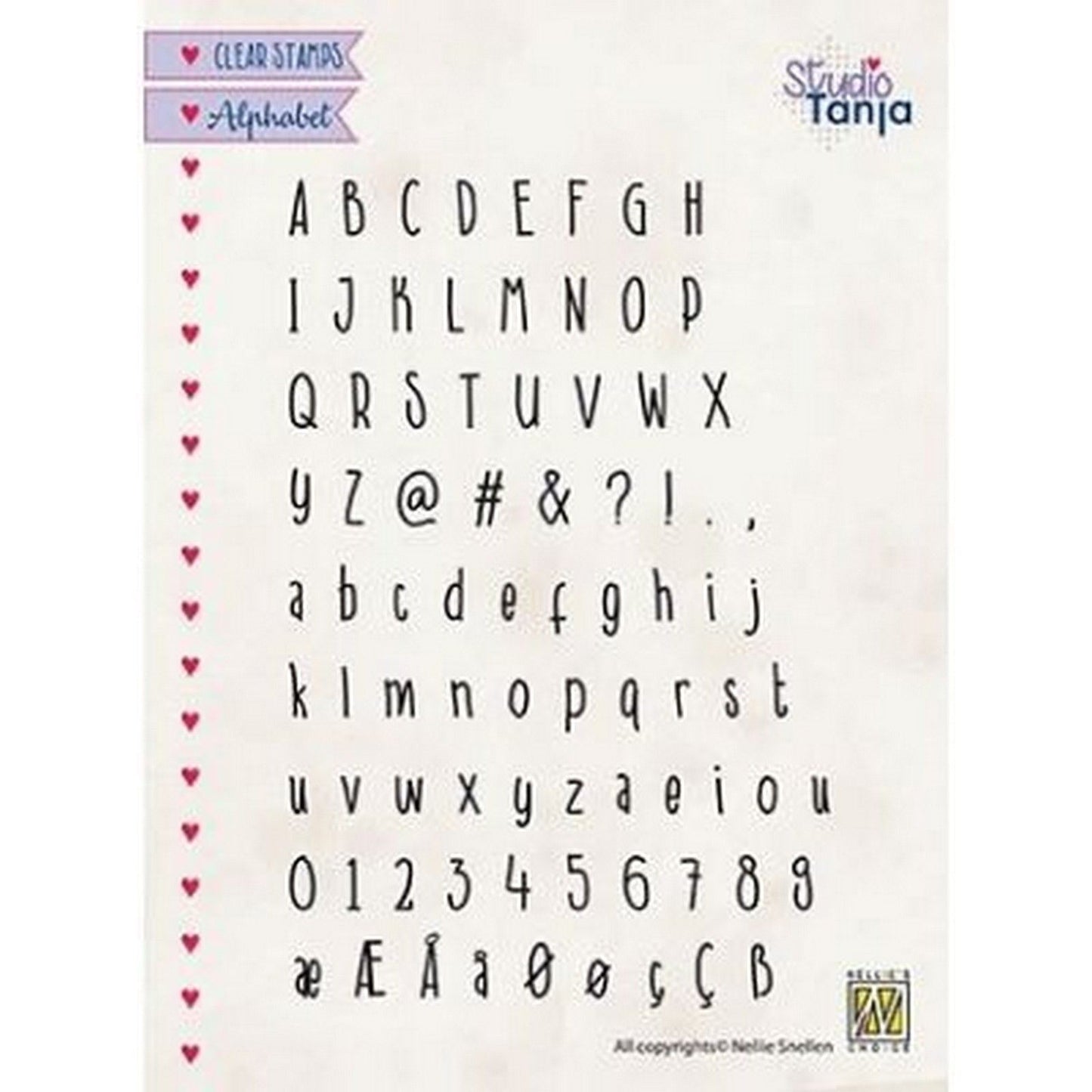 Nellies Wahl • Alphabet-Klarstempel Javi