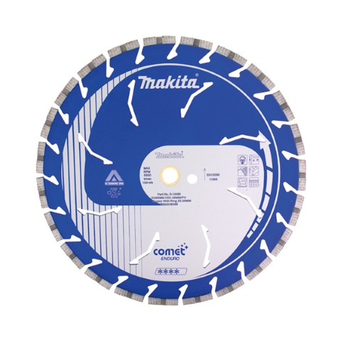 Makita Zubehör Diamantscheibe 150 x 22,2 mm blau – B-27187 – B-27187