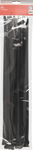 Con:p Colson-Armband 7,5 x 450 mm, schwarz, 50 Stück – B20450