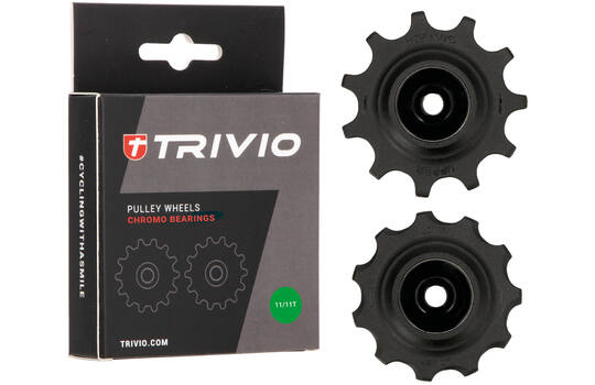 Trivio - Umwerferräder 11 11t Chromolager