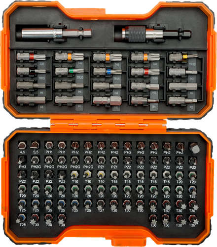 Bahco Bit-Set 1 4 100-teilig