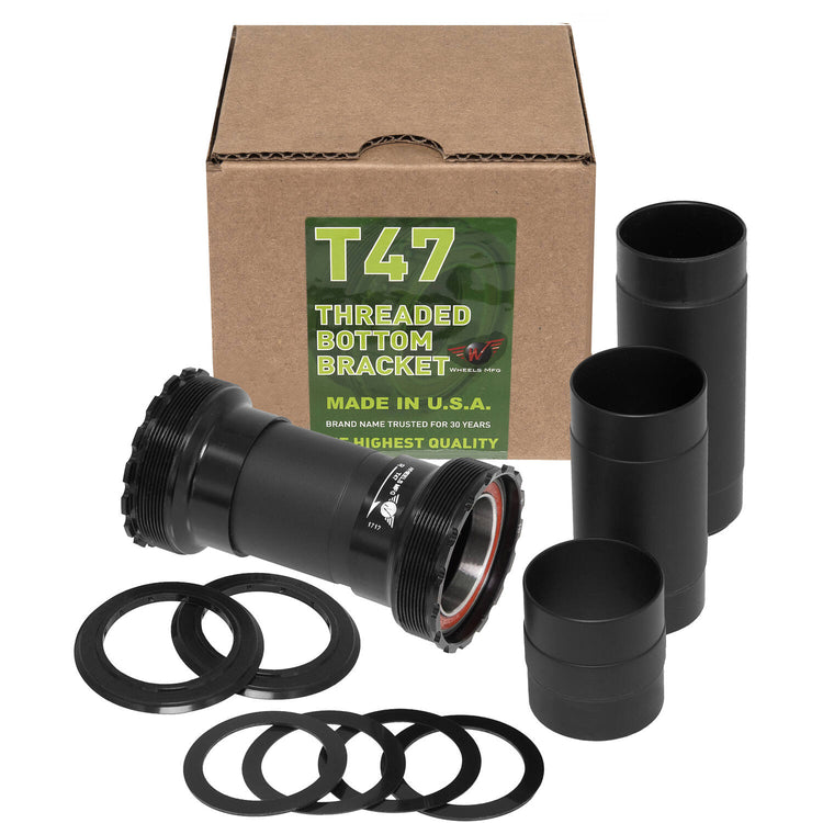 Räder Herstellung von Rädern MFG Bottom BRAS T47 BB30 ACB Schwarz