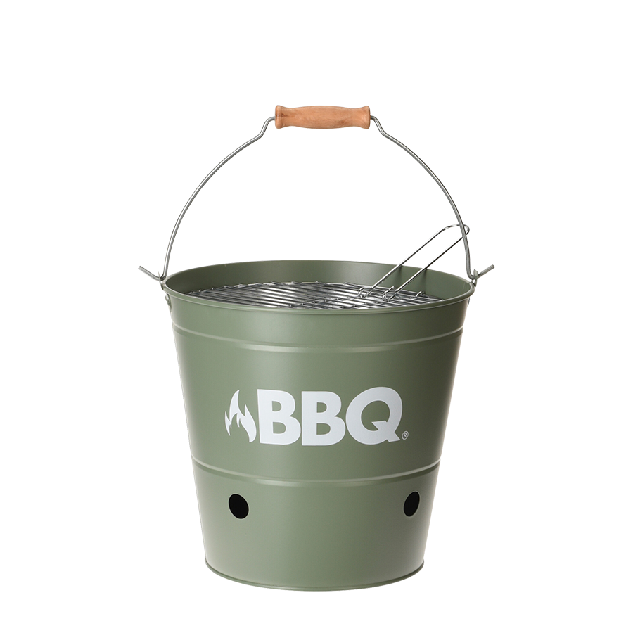 BBQ Grilleimer mattgrün ø26,5cm