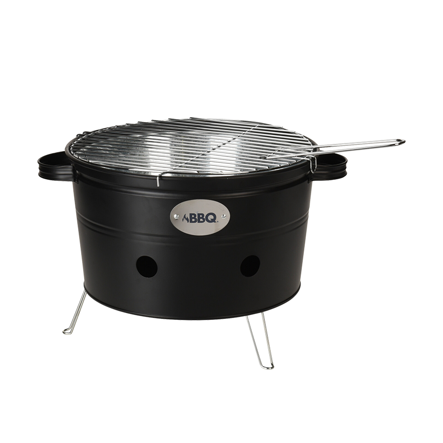 BBQ Grill mattschwarz ø34,5cm