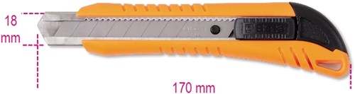Beta Abbrechmesser, 18 mm. Lieferung mit 3 Ersatzmessern 1771 - 017710000