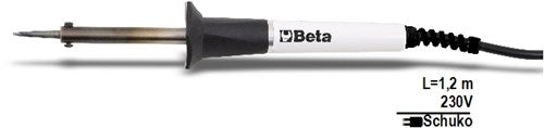 Beta-Lötkolben mit Stahlstiften 1814m 40 - 018140240