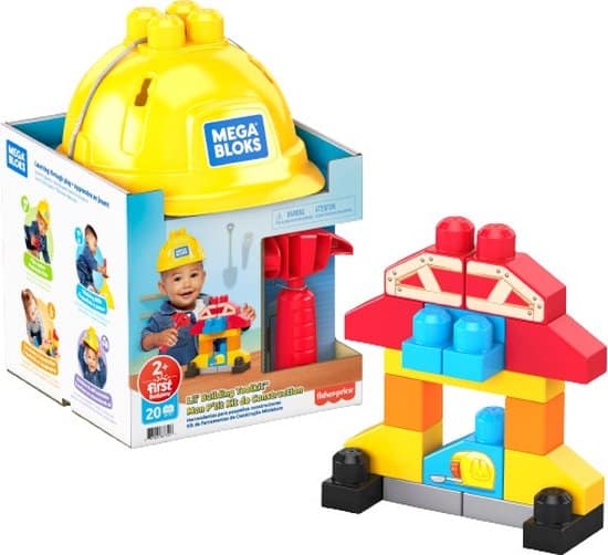 Mega Bloks Bouw Helm mit 20 Konstruktionsteilen
