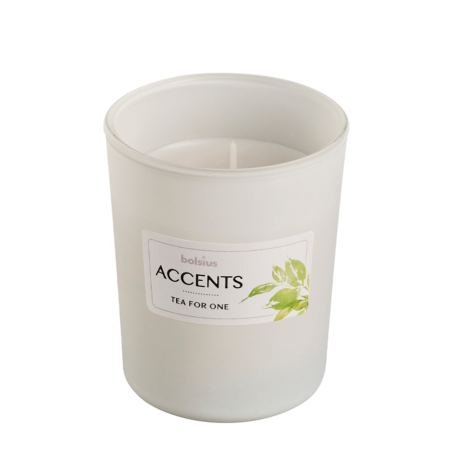 Bolsius Duftglas-Akzente für Tee, 92 x 76 mm
