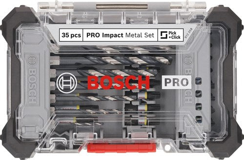 Imp Bosch Zubehör Pro Act Metallset | 35 Stück - 2608521u81