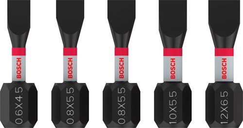 Imp Bosch Zubehör Pro Sl Act Bits | sl4.5 | sl5,5 (x2) | sl5.5 | sl6.5 | 25mm | 5 Stück - 2608521u60