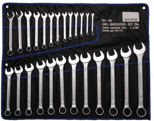 BGS Technic Ringmaulschlüssel-Satz 25-teilig