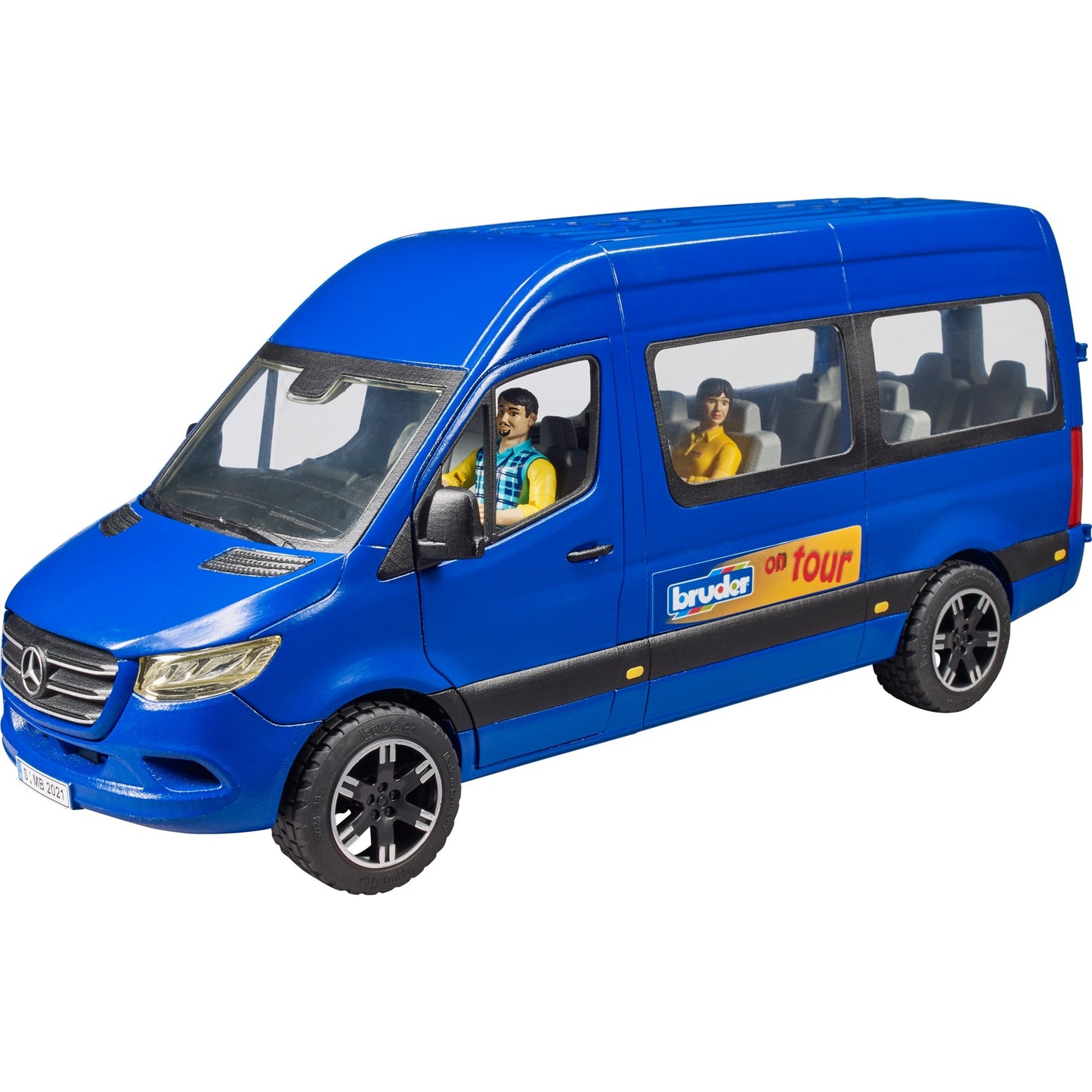 Bruder Mercedes-Benz Sprinter Transfer mit dem Regisseur und