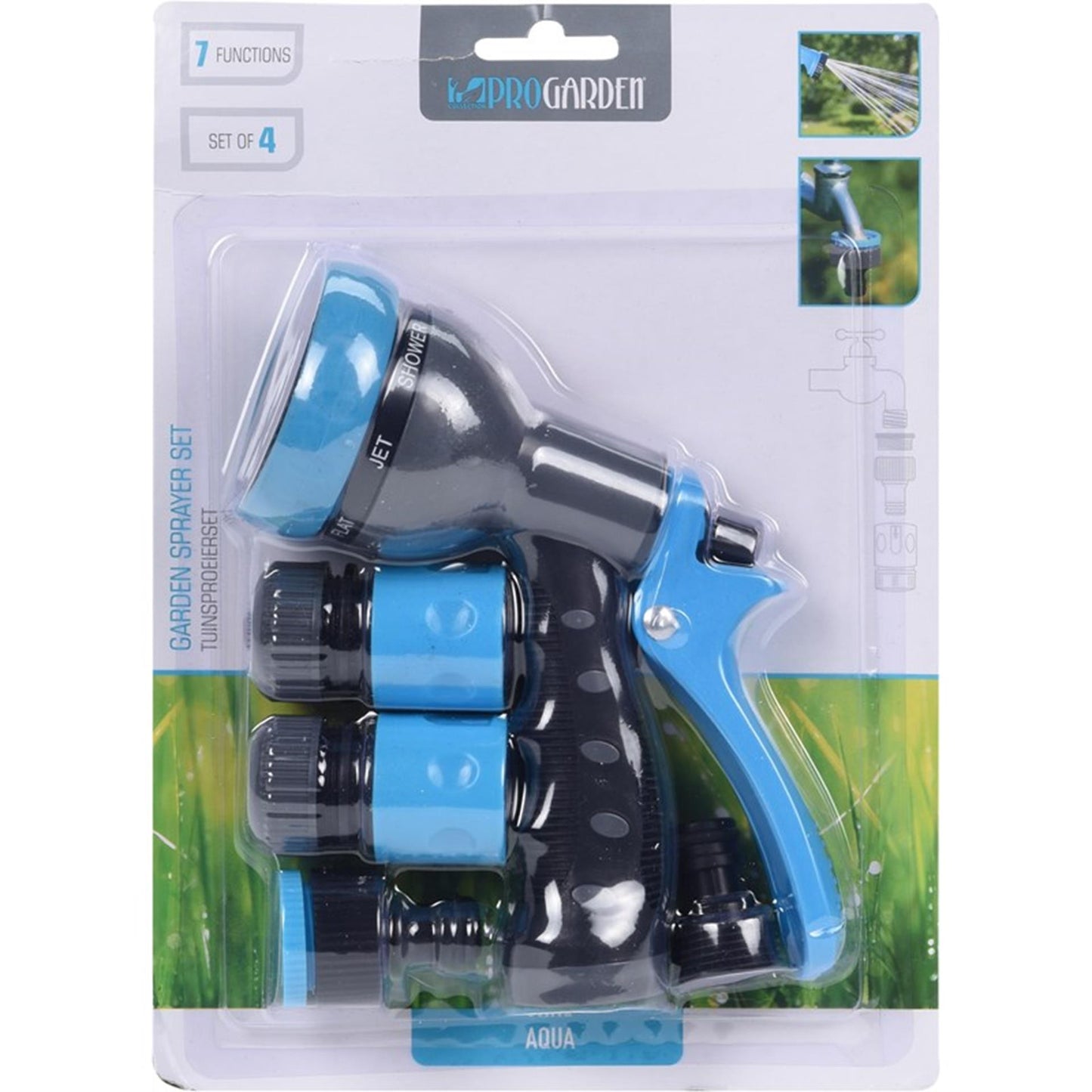Pro Garden Gartensprinkler-Set 4-teilig