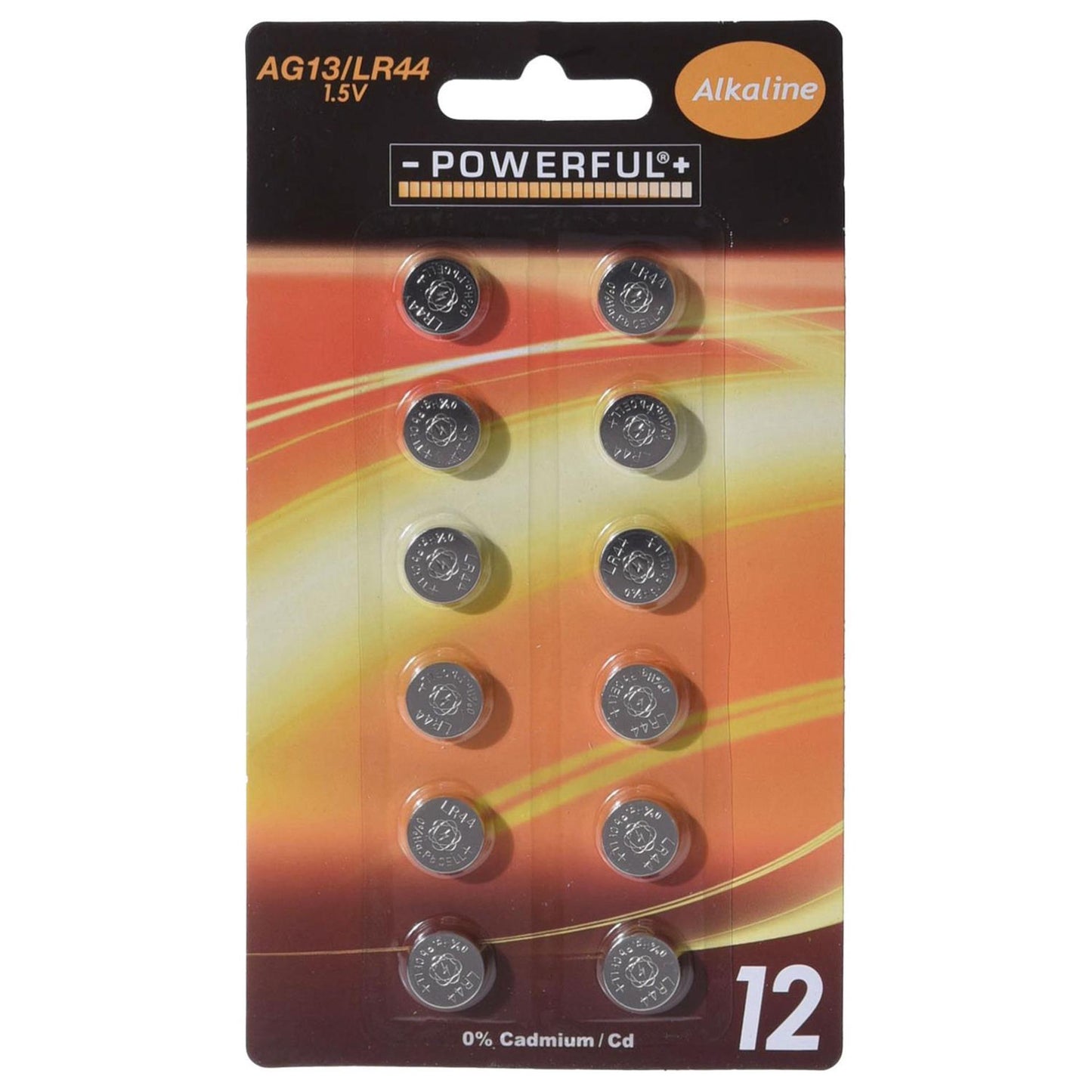 Knopfzellenbatterien AG13 LR44, 12..