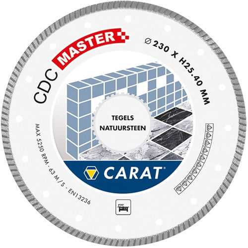 Karat Diamantsägenfliesen Naturstein ø180x22,23mm, CDC Master - cdcm180300 - cdcm180300