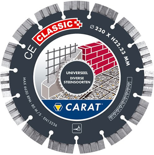 Carat Diamantsäge Universal ø125x22,23mm, CE Classic – CEC1253000 – CEC1253000