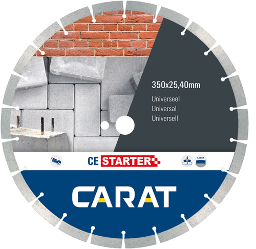 Carat Diamantsäge universal | ø350x25,40 20,00 mm, CE-Starter – ces3504200