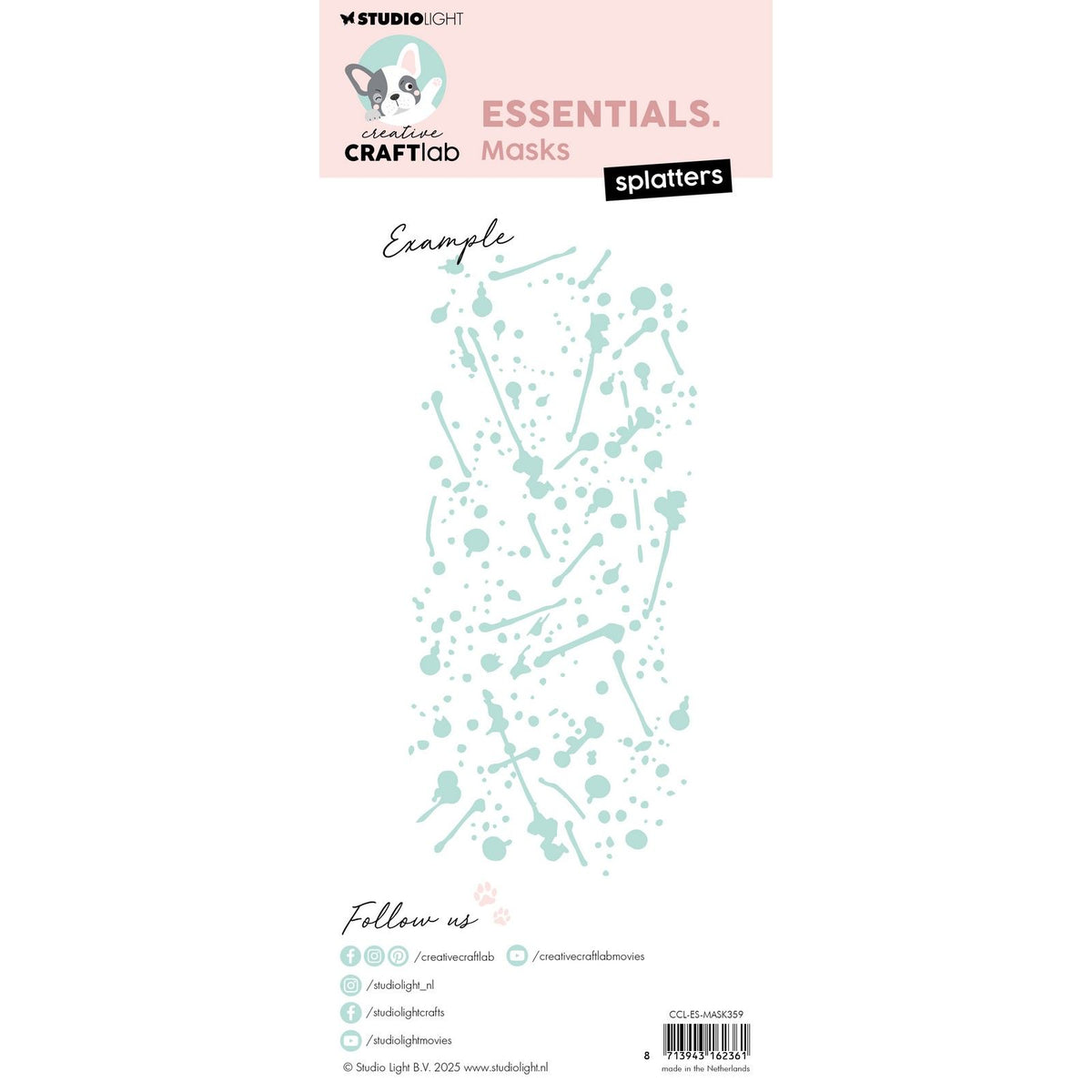 Creative Craftlab • Essentials maskiert Schablonenspritzer