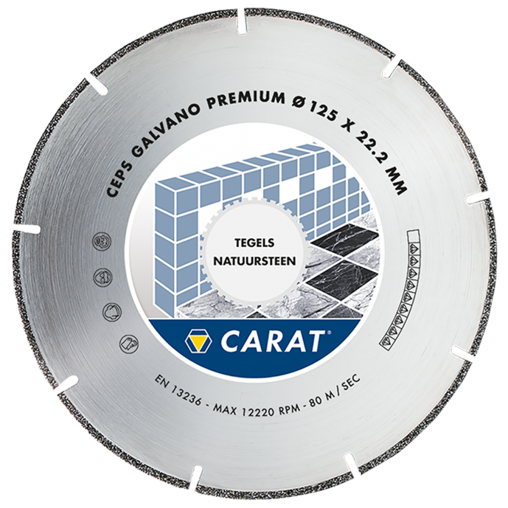 Carat Diamantsägeblatt 150x22,2 Galvano