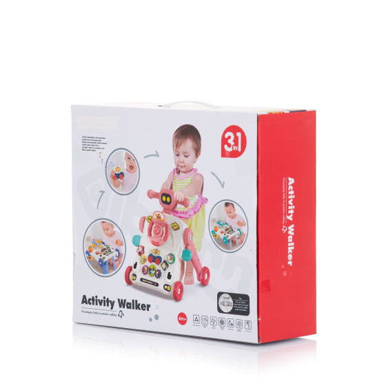 Chipolino Car 3-in-1 Walker mit Spielzeugauto Musik Blau