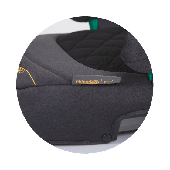 Chipolino Safy Sitzgröße I-Größe 125-150 cm Isofix Obsidian Schwarz