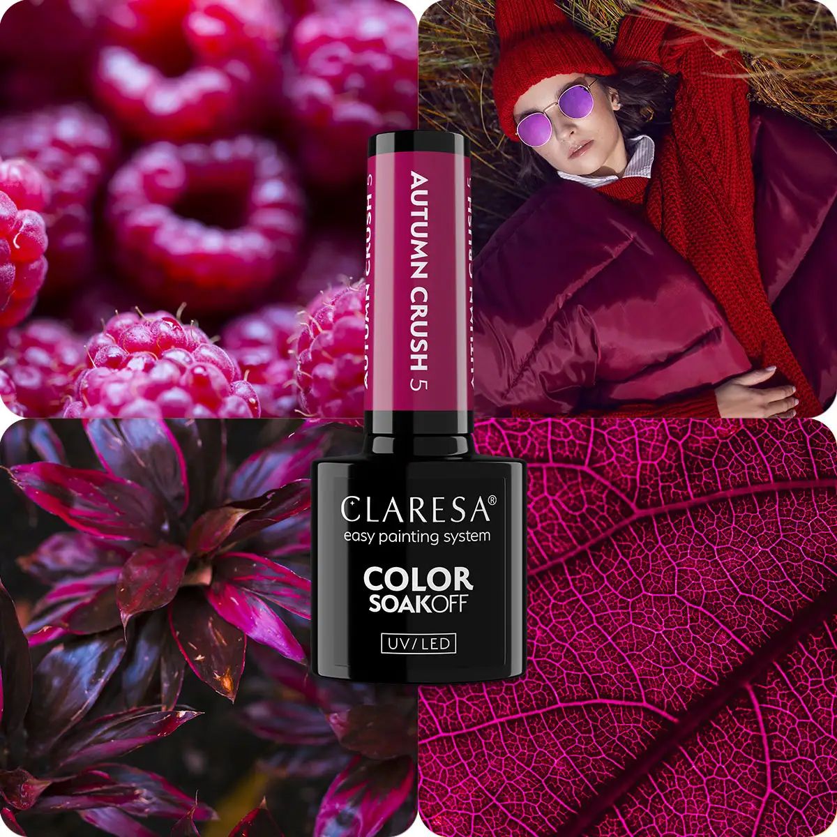 Claresa UV-LED-Gel-Nagellack, 5 ml, Autumn Crush 5
