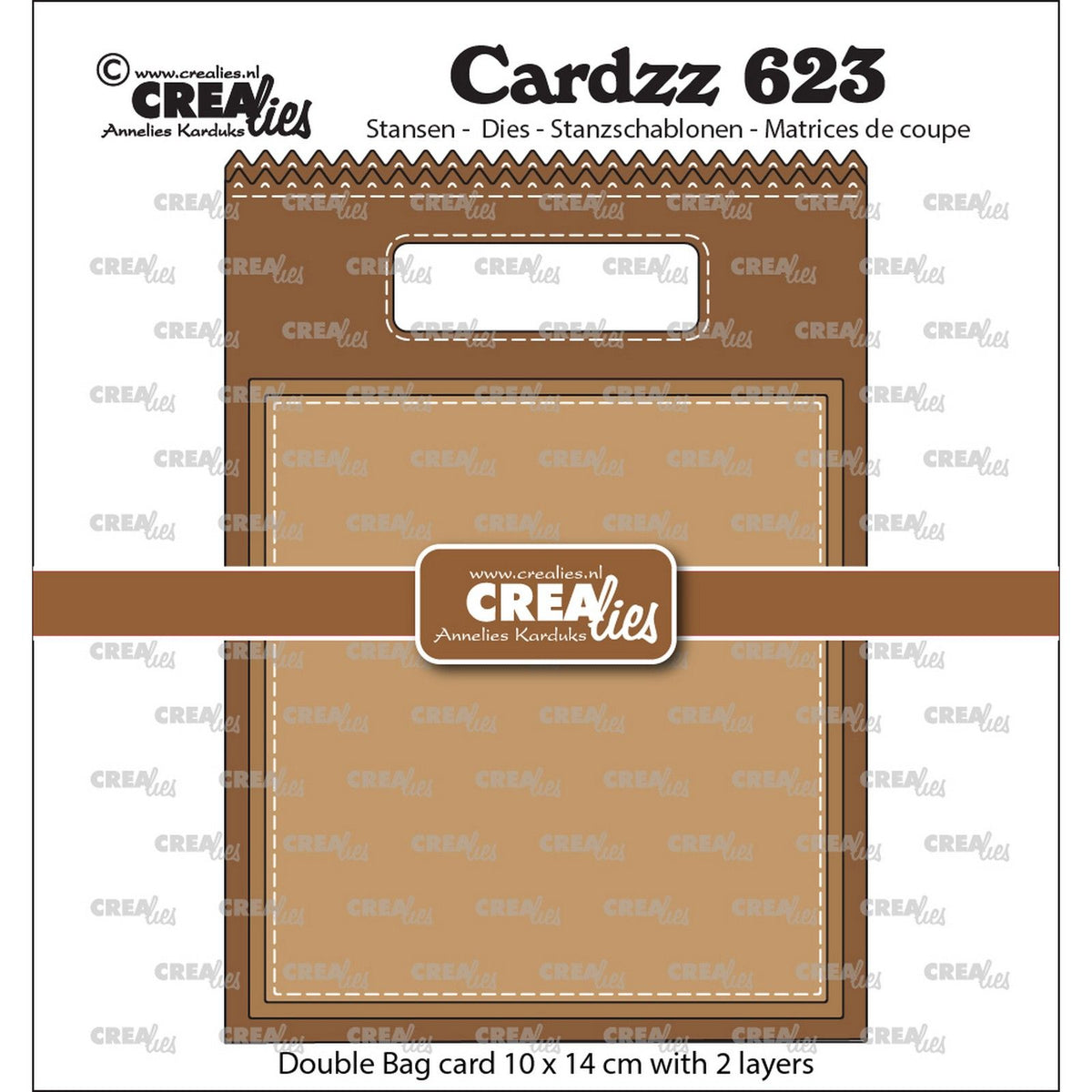 Crealies • Cardzz Doppelkartentasche