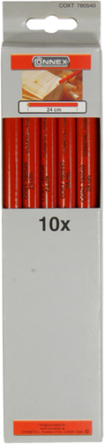 Connex-Bleistift 24 cm, trockenes Holz, 10 Stück – coxt780540
