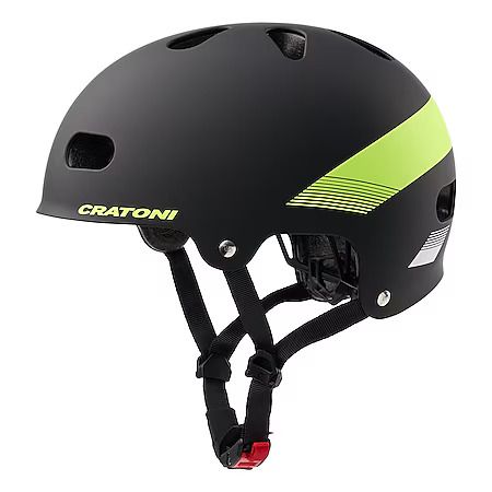 Helm C-Mate Jr. Black-Lime Matt | S-m