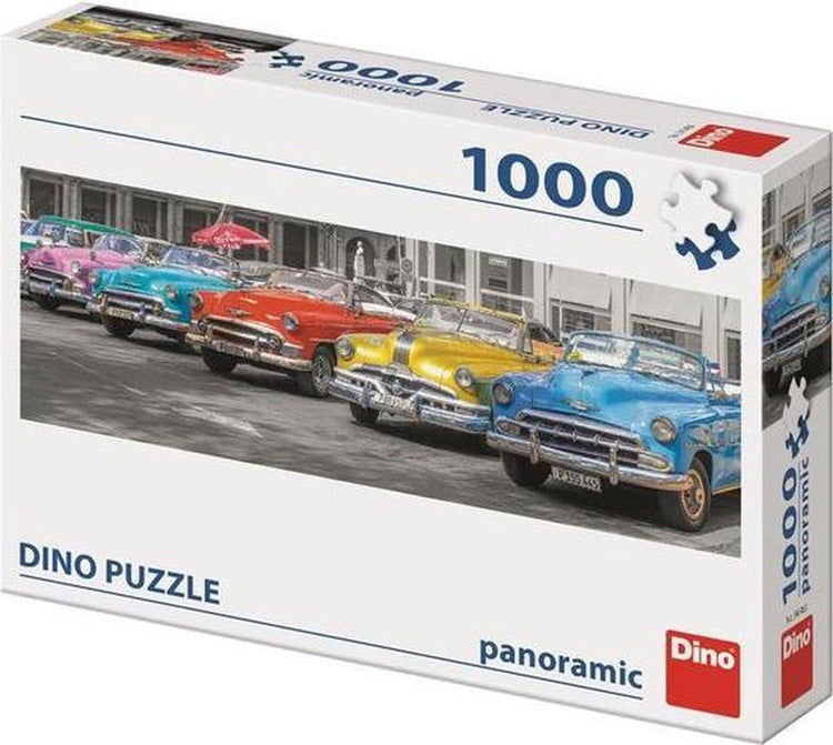 Dinotoys Dino -Puzzle - Panorama -Oldtimer auf Kuba - 1000 Stück
